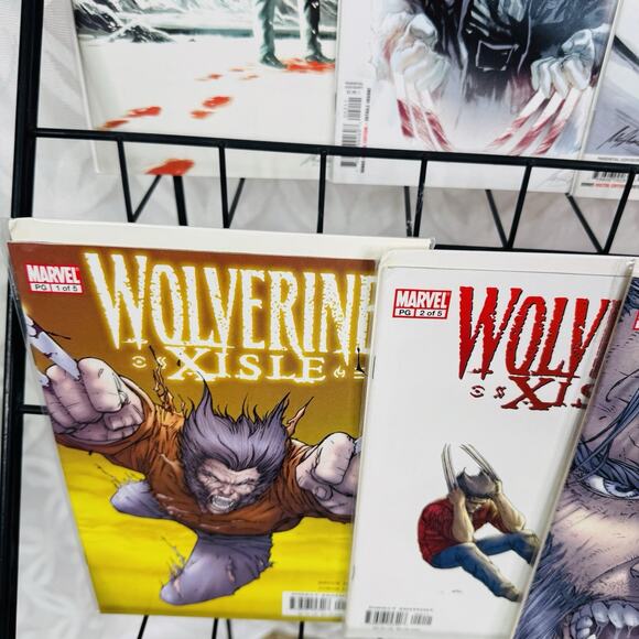 Wolverine X Isle 1-5 & Long Night 1-5 Mini Series Lot X-Men - Picture 6 of 7